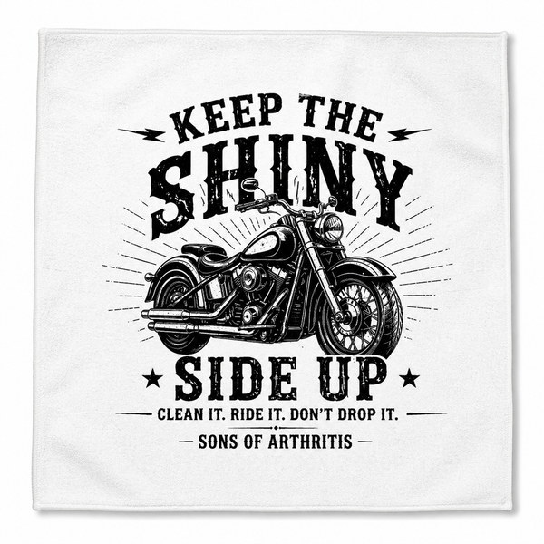 Sons of Arthritis Microfiber Towel - Keep The Shiny Side Up!