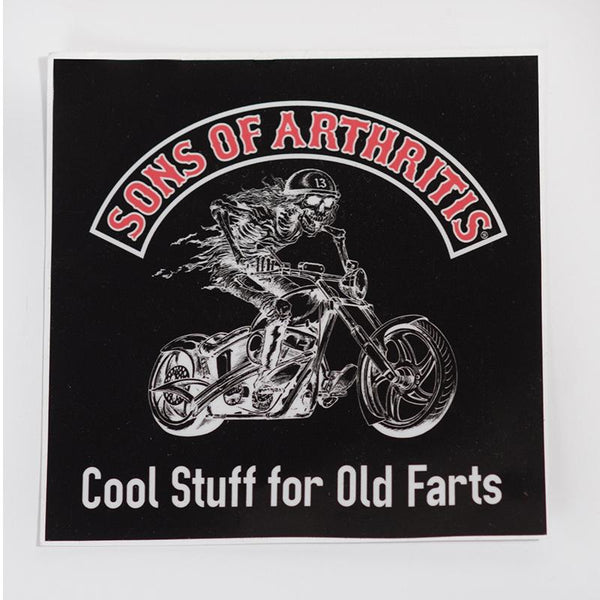 5" X 5"  Bad Biker Sticker