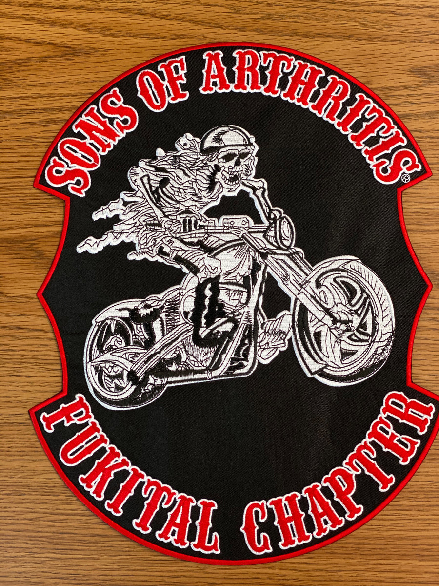 Sons of Arthritis FUKITAL Patch 10" X 13"