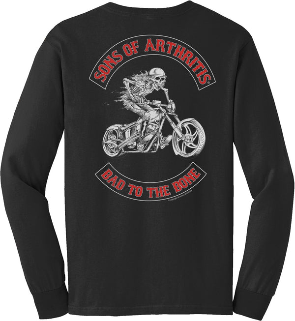 BAD TO THE BONE Long Sleeve T-shirt